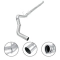 2019–2024 6.7L Cummins 5-inch Downpipe-Back DPF Delete Exhaust product components